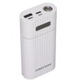 thumbnail image 2 of 2x 21700 DIY Power Bank, Lightweight Fashion Safe Universal Convenient 21700 DIY USB Power Bank Kit  For Tablet White, 2 of 8