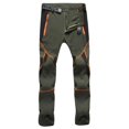 thumbnail image 1 of Pantalons Décontractés Imperméables Randonnée Coupe-Vent Couple Pantalons Secs Extérieur Hommes Pantalons Quik Hommes Vêtements Liquidation L Vert Armée, 1 of 3