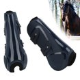thumbnail image 4 of Tendon Guard Boots, Toughness Elastic Neoprene Horse Tendon Boots  For Jumping Competition For Riding Navy Blue Front Legs, 4 of 8