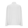 thumbnail image 4 of Erwazi Womens Half Zip Pullover Top Waffle Long Sleeve Lapel Functional Pocket Work To Weekend Versatile Blouses, 4 of 8