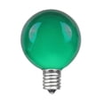 thumbnail image 2 of 100 Foot G40 Outdoor Patio String Lights, 125 Green Globe Bulbs, C7 Base, 2 of 6