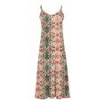 thumbnail image 5 of Ovzne Robes Grande Taille pour Femmes Rondes Robe de Plage Robes d'Été pour Femmes Imprimé Sans Manches Col Rond Robe Décontractée Longues Robes Robe de Printemps Imprimée Liquidation, 5 of 5