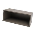 thumbnail image 4 of jifeng CD Organizer CD & DVD Holder Multifunctional Stackable Wood Tabletop CD Storage Cabinet Shelf for Store Garage Bedroom Office Gray, 4 of 9
