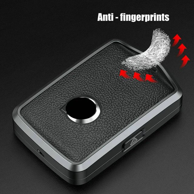 Aluminium Leather Car Key Fob Case Cover Holder Shell For Volvo S60 S90 XC60 V90