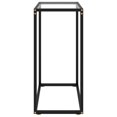 thumbnail image 3 of vidaXL Console Table Transparent 60x35x75 cm Tempered Glass, 3 of 5