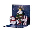 thumbnail image 1 of TIELUTT 3D Stereo Greeting Card Christmas Message Card Holiday Card Cards & Stock Blank Valentines Day Cards with Envelopes Large Holiday Greeting Paper 4x6 Note Cards, 1 of 4