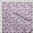 thumbnail image 4 of oneOone Cotton Flex Light Pink Fabric Florals Craft Projects Decor Fabric Printed By The Yard 40 Inch Wide, 4 of 4