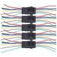 thumbnail image 3 of 5Pcs Manière Connecteur Électrique de Voiture Imperméable Anti-Flaming Résistant Antioxydant Connecteur de Fil Automobile6p, 3 of 8