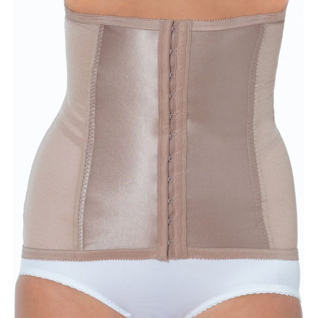 Women's Rago 821 Shapette Satin Panel Waist Cincher (Mocha 7X)