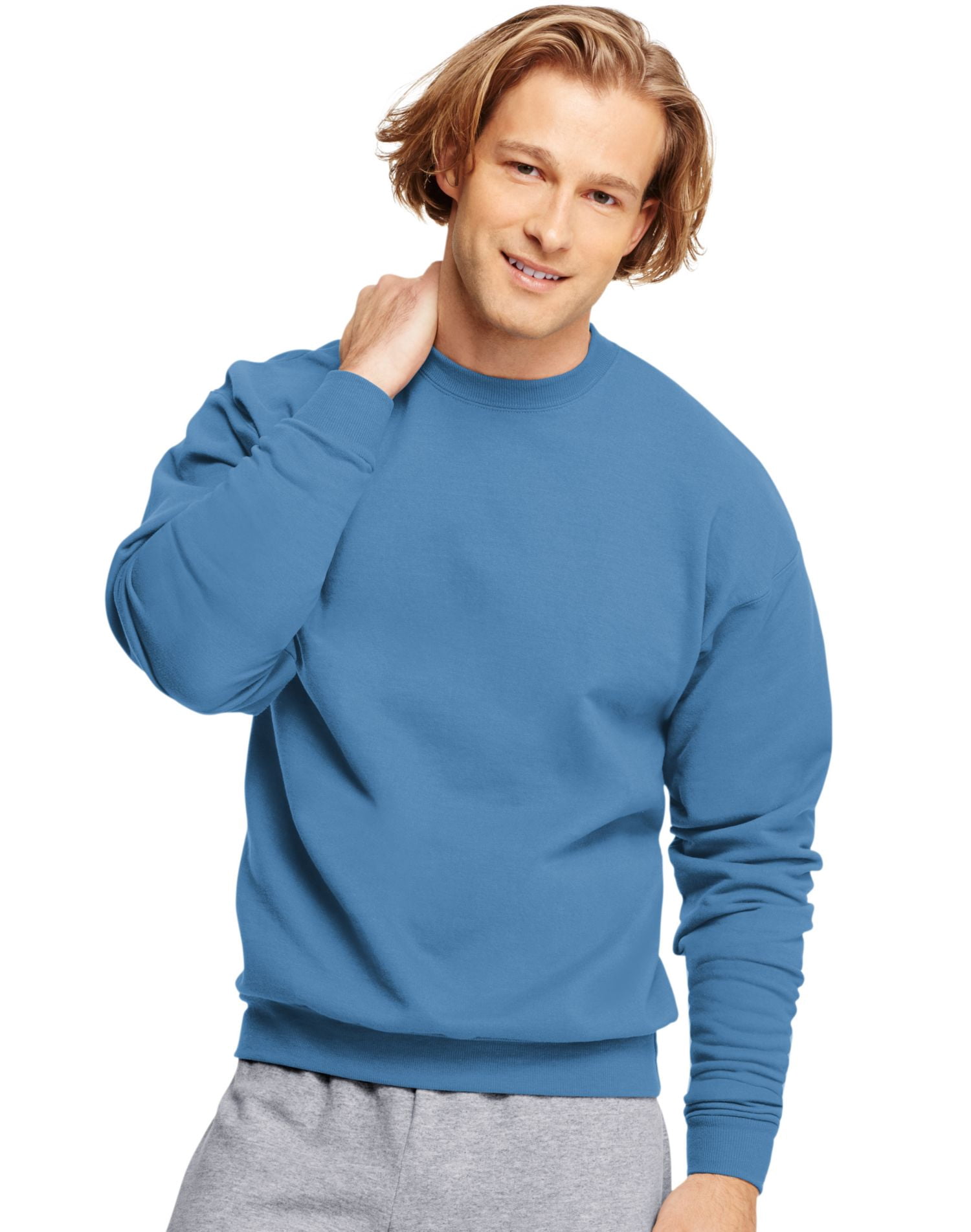 Hanes Mens ComfortBlend EcoSmart Crew Sweatshirt - Best-Seller, 5XL