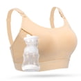 thumbnail image 1 of Momcozy Hands Free Pumping Bra, Adjustable Breast-Pumps Holding Pumping and Nursing Bra, 1 of 6