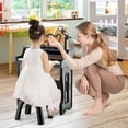 thumbnail image 2 of Gymax 37-Key Music Piano Keyboard Kids Learning Toy Instrument w/ Microphone Black, 2 of 10