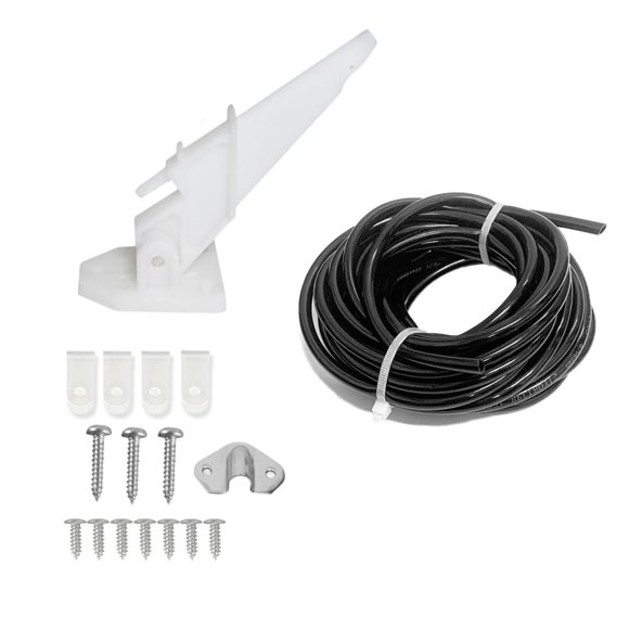 Marine Boat Speedometer Flow Meter Kit Automatic Kick Up Tube Assembly Up To 80 MPH