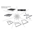 thumbnail image 3 of Mainstays 5" Cal King Facile à assembler Sommier en métal intelligent, Fondation de matelas, 3 of 9