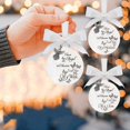 thumbnail image 3 of Christmas Ornament Handmade Butterfly Printed Attractive Decorative Commemorate Festive Embellishment Accessory Christmas Name Feather Memory Bauble for Holiday, 3 of 11