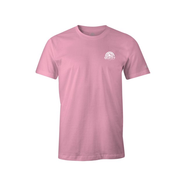 Gravity Outdoor Co. Mens Fine Jersey T-Shirt - Fuchsia - X-Large