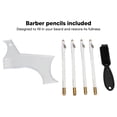 thumbnail image 3 of Dioche Beard Shaper Kit, with 4pcs Barber Pencils Multiple Curve Beard Shaper Template Shaping Tools, Beard Stencil Guide Template, 3 of 8