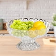 thumbnail image 2 of Thickened Plastic Fruit Bowl Draining Basket for Coffee Table, Living Room Candy Nut Organizer, 2 of 7