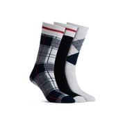 Polar Heat Nanuuq Women’s Premium Heat Crew Socks – 3 Pack Winter Warm Performance Socks, Black Ivory