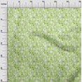 thumbnail image 2 of oneOone Viscose Jersey Light Green Fabric Texture & Triangle Geometric Craft Projects Decor Fabric Printed By The Yard 60 Inch Wide, 2 of 5