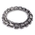 thumbnail image 4 of Steel Bracelet, Fashionable Punk Hip Hop Style Exquisite Wide Link Bracelet  For Male For Daily Use, 4 of 8