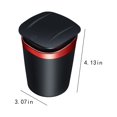 thumbnail image 3 of LSLJS Car Ashtray with Lid Smell Proof,-less Ashtray, Mini Car Trash Can, Detachable Stainless Steel Ash Tray with Lid & LED Blue, Cars Ashtray, 3 of 6