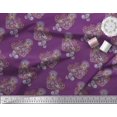 thumbnail image 2 of Soimoi Poly Georgette Fabric Artistic Paisley Printed Fabric 1 Yard 52 Inch Wide, 2 of 3