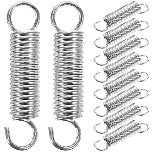 MasteelfCA 10 Pcs Springs Small Springs Extension Springs Spring Assortment Extension Springs With Hook Ends