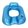 thumbnail image 2 of Water Inflatable Lounge Chair, Floating Pool Sofa, Quick Inflation, Durable Pvc Material, for Adults Minors, Beach Vacation, Back Support, Portable Relaxation Gear,YISHFHP,Blue, 2 of 8
