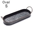 thumbnail image 2 of Vintage Style Metal Serving Tray Basket French Country Dishes Shabby Rustic Home New, 2 of 5