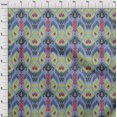 thumbnail image 3 of oneOone Viscose Jersey Fabric Swirl & Paisley Ikat Print Fabric BTY 60 Inch Wide, 3 of 5