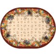 thumbnail image 1 of Oval Thanksgiving Tablecloth 52 x 70 Inch, Thanksgiving Turkey Harvest Tablecloth Oval, Thanksgiving Table Cloths Oval, Thanksgiving Oval Table Cloth Decor, 1 of 1