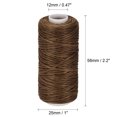 thumbnail image 3 of Unique Bargains Coffee Polyester Waxed Leather Sewing Thread, 55 Yards, 3 of 6