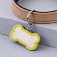 thumbnail image 3 of Fokuz Stainless Steel Engraved Glitter Bone Shape ID Double Custom Text Lightweight Cat Name, 3 of 4