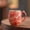 Red-Free Size, variant on FHBVT Ceramic Coffee Mug 270ml Rough Ceramic Lattes Tea Milk Breakfast Mug Durable Comfortable Handle Colorful Design Kitchenware Perfect for Personal Use Thoughtful Gift for Friends Family
