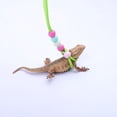 thumbnail image 3 of Adjustable Bearded Dragon Leather Harness Leash, Lizard Traction Rope Comfortable Durable   Lizard Reptiles Harness Leash For Amphibians And Other Small Pet Animals, 3 of 8