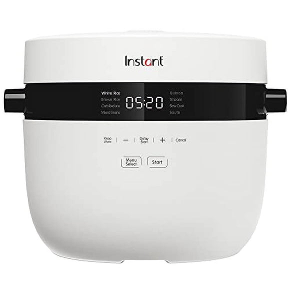 Instant Cuiseur à Riz Instant de 20 Tasses, Autocuiseur pour Riz et Grains avec Technologie de Réduction des Glucides Sans Compromettre le Goût Ni la Texture, des Créateurs, Comprend 8 Préréglages de Cuisson