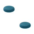 thumbnail image 2 of maskred Housses de Coussin Rondes pour Tabouret Confortable Polyester Imperméabilisation Douce Noir Vert 2Set, 2 of 6