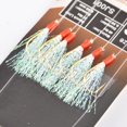 thumbnail image 3 of 5Pcs/Pack Sabikis Soft Fishing Lure Rigs Bait Jig Lure Feather Lure Herring Bait, 3 of 3