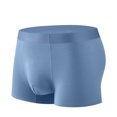 thumbnail image 1 of StSilkitty 1 Pack Men's Breathable Boxer Briefs Mid Waist Elastic Underwear No Riding up Lightweight Underpants, 1 of 3