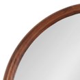 thumbnail image 3 of Kate and Laurel Talma Tall Arched Wall Mirror, 20 x 36, Dark Walnut, Transitional Arch Mirror with Solid Poplar Wood Frame and Rounded Frame Profile, 3 of 8