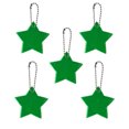 thumbnail image 1 of Dvkptbk The Reflector 5 Pcs Pendentif Réfléchissant Extérieur Forme Étoile Réfléchissant Adapté pour Sac à Dos Vélo Marche Course Équipement de Voyage, 1 of 1