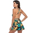 thumbnail image 2 of HAWEE Robe de Bain une Pièce Élégante à Croisement pour Femme, Maillot de Bain à Jupe Fleurie, Taille P-2TG, 2 of 4
