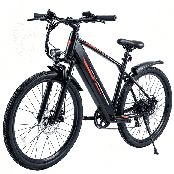 Cinverter Vélo Électrique 26 Pouces pour Adultes, Moteur de Pointe 750W Batterie Amovible 36V 374.4Wh Autonomie Maximale 64 km Vitesse Maximale 32 km/h Vélo Électrique Vélo de Montagne, Shimano 7 Vitesses Vélo Électrique de Navettage
