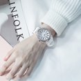 thumbnail image 3 of HBFAGFB Women's Wrist Watches Rhinestone Quartz Watch Versatile and Simple Ladies Watches White, 3 of 9