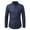 Navy, variant on Mens Button Up Dress Shirt Men's Long Sleeve Men's Shirts Long Sleeve Men Dress Shirt Long Sleeve Plain Shirts, Blue, XL