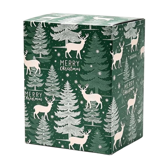 Rourlinge Papier d'Emballage Cadeau de Noël Kraft, Papier Festif des Fêtes pour l'Emballage de Cadeaux pour Fêtes, Mariages d'Hiver, Anniversaires