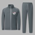 thumbnail image 2 of Birdeem Sweatshirt Set Sports and Casual Printed Two-Piece Set Mens Long Sleeved Set, 2 of 4