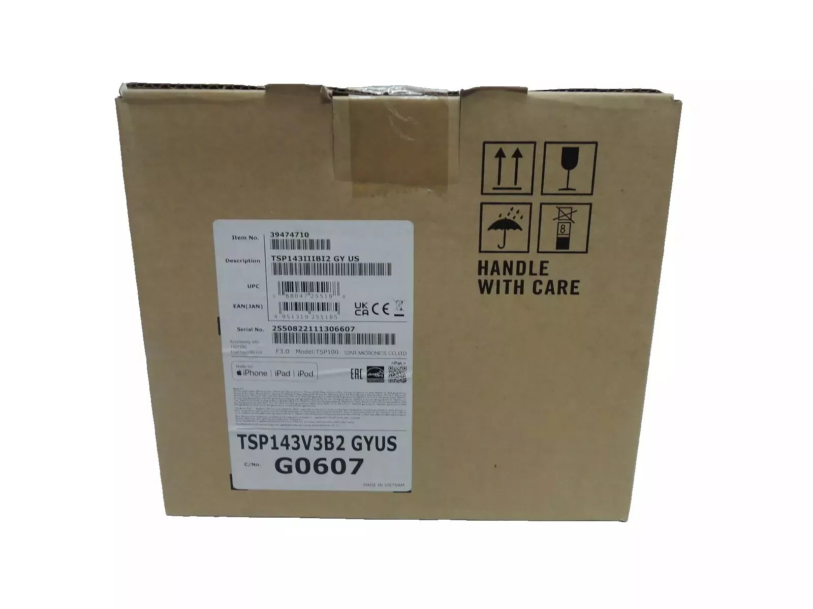 NEW STAR TSP100 TSP143iii TSP143IIIBI2 GY TSP100 Bluetooth printer.