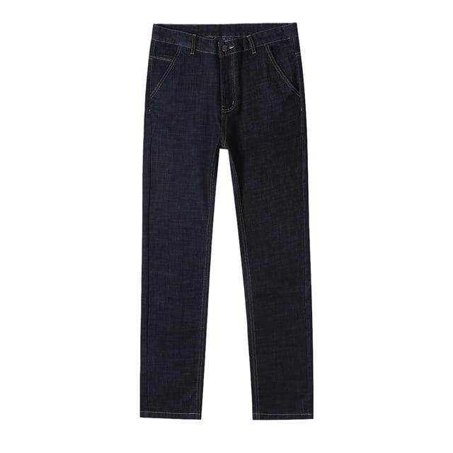QHFBli Jeans Coupe Bottillon pour Hommes Jeans en Denim Extensible Coupe Ajustée pour Hommes Pantalons à Jambe Fuselée Confortables pour Style Moderne et Tenue Décontractée de Tous les Jours avec Noir 36